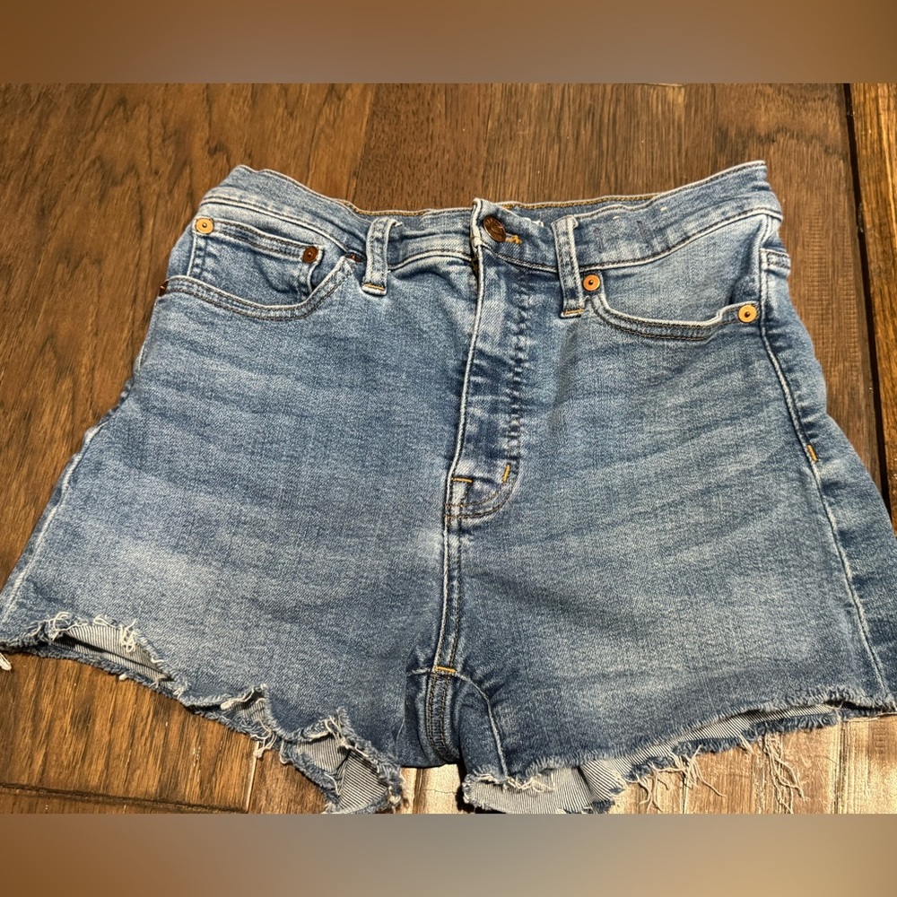 Madewell high rise women’s denim shorts sz 26